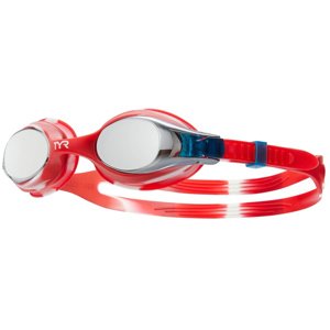 Plavecké brýle tyr swimple mirrored tie-dye červeno/stříbrná
