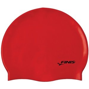 Plavecká čepička finis silicone cap červená