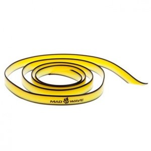 Náhradní pásek na plavecké brýle mad wave silicone strap žlutá