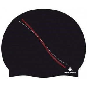 Aqua sphere dakota cap černo/červená