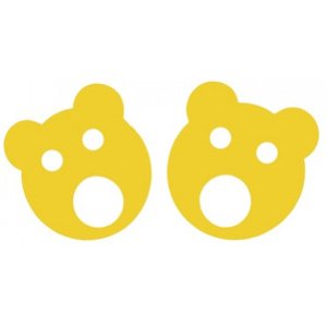 Matuska dena bear rings 160x27mm žlutá