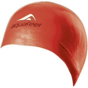 Plavecká čepice aquafeel bullitt silicone cap červená