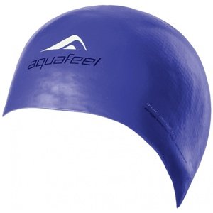 Plavecká čepice aquafeel bullitt silicone cap modrá