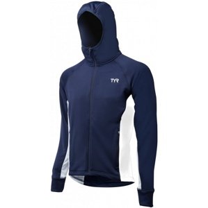 Tyr male victory warm-up jacket navy/white xs
