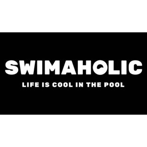 Swimaholic big logo microfibre towel černá