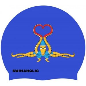 Plavecká čepice swimaholic octopus cap modrá