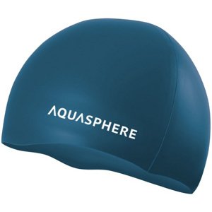 Plavecká čepice aqua sphere plain silicone cap tyrkysová