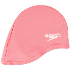 Dětská plavecká čepička speedo polyester cap junior růžová