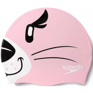 Plavecká čepice speedo printed character cap růžová