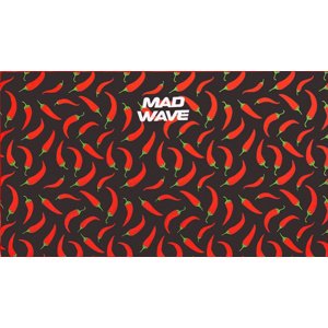 Mad wave chilli microfibre towel černo/červená
