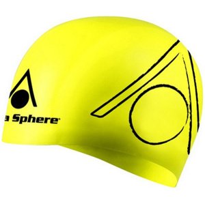 Plavecká čepička aqua sphere tri cap žluto/černá